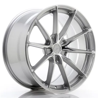 Felgi JAPAN RACING jr37 20x10 et35 5x112 silver machined face