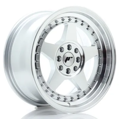 Felgi JAPAN RACING jr6 16x8 et25 4x100/108 silver machined face