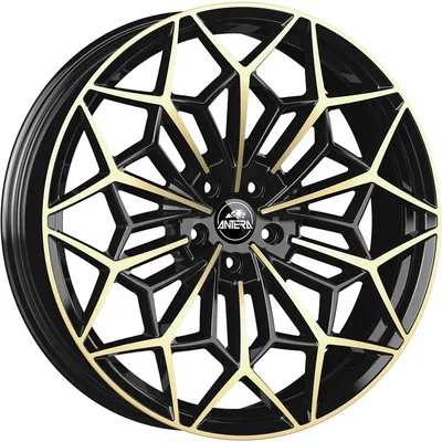 Felgi ANTERA a105 5x120 9.5x22 et35 piano black champagne