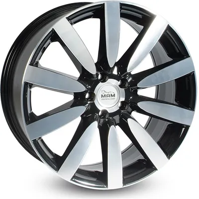 Felgi MAM 7 5x120 8x18 et20 black front polish