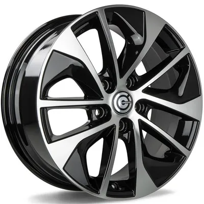 Felgi CARBONADO yakuza 5x114.3 7x17 et39 black front polished