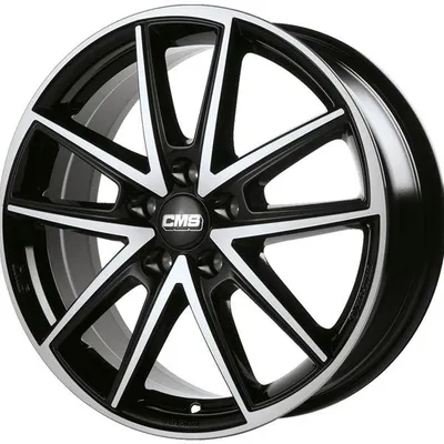 Felgi CMS c30 5x100 7x17 et51 diamond black gloss