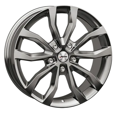 Felgi AUTEC uteca 5x112 9.5x19 et42 titanium silver