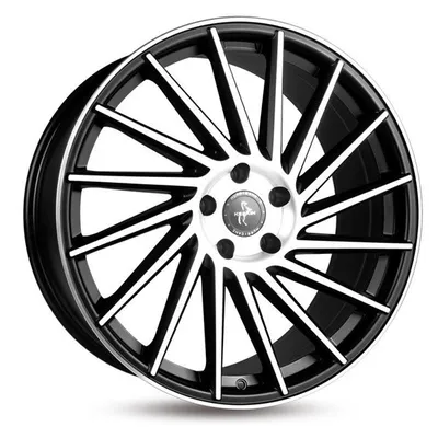 Felgi KESKIN kt17 5x112 8.5x19 et30 matt black front polish
