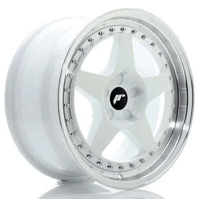 Felgi JAPAN RACING jr6 17x8 et20-35 5h blank white w/machined lip