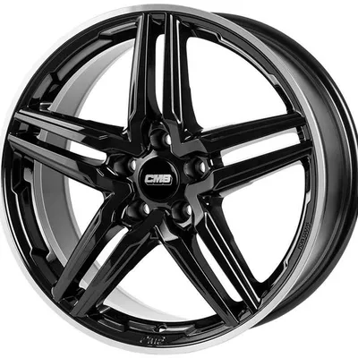 Felgi CMS c29 5x112 7.5x17 et47 diamond rim black gloss