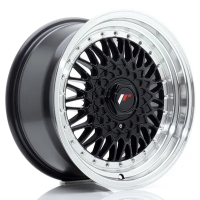 Felgi JAPAN RACING jr9 16x8 et25 4x100/108 gloss black w/machined lip
