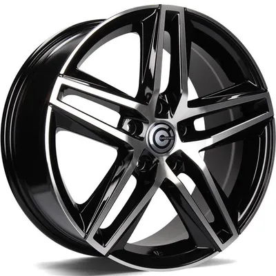 Felgi CARBONADO stormy 5x112 7.5x17 et42 black front polished