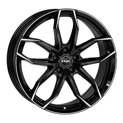 Felgi RIAL lucca 4x108 6,5x16 et20 diamond black front polished