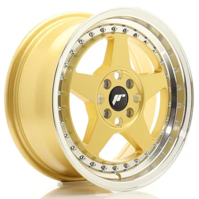 Felgi JAPAN RACING jr6 16x7 et35 4x100 gold w/machined lip