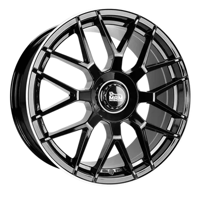 Felgi MAM gt1 5x100/112 8.5x19 et45 black lip polish