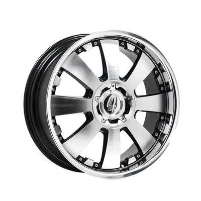 Felgi LENSO concerto 5x139.7 8.5x20 et35 black polished mirror lip