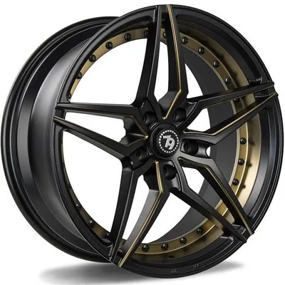 Felgi SEVENTY9 sv-ar 5x112 8.5x19 et35 deep matt black milled gold
