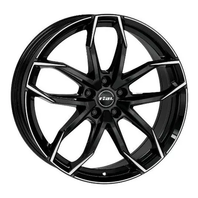 Felgi RIAL lucca 5x108 6.5x16 et50 diamond black front polished