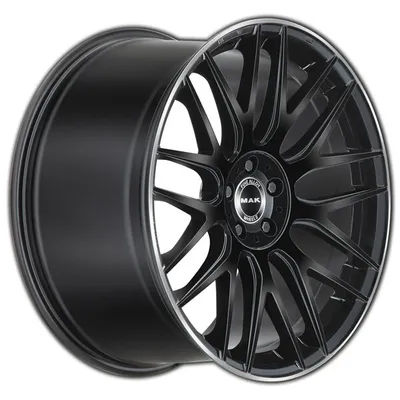 Felgi MAK arrow-d 5x112 9.5x20 et43 gloss black mirror ring