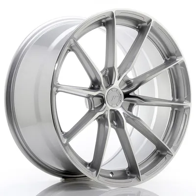 Jr wheels jr37 20x10 et45 5x120 silver machined