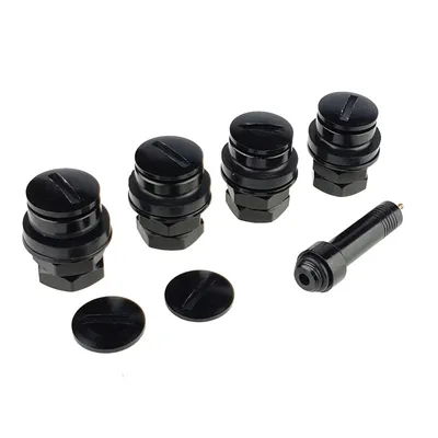Czarne zawory ukryte do felg aluminiowych ø11,5mm - CARBONADO