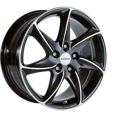 Felgi RONAL r51 5x130 8.5x20 et50 jetblack front diamond cut