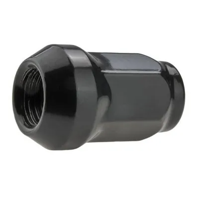Czarne nakrętki do felg aluminiowych, kół - m12x1,5 - (zamknięta) na klucz 17 - CARBONADO