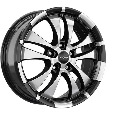 Felgi RONAL r59 5x112 7.5x18 et35 jetblack front diamond cut