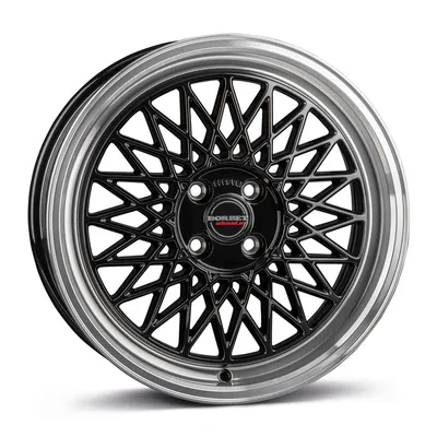 Felgi BORBET b 4x100 7x17 et38 black rim polished