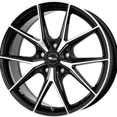 Felgi BROCK b40 5x120 9.5x19 et40 glossy black polished
