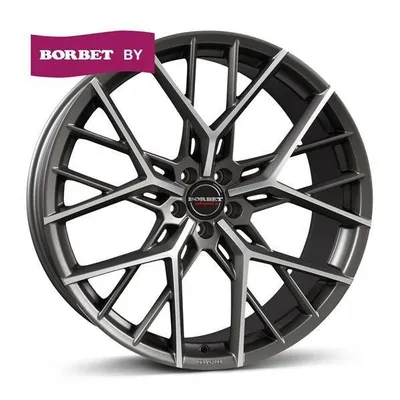 Felgi BORBET by 5x120 8.5x21 et35 titan polished matt