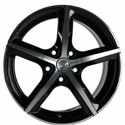 Felgi avus af8 5x112 7.5x17 et45 black polished