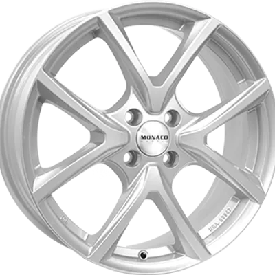 Felgi MONACO WHEELS cl2 4x108 7x17 et25 silver