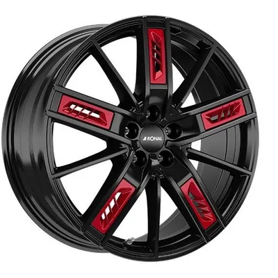 Felgi RONAL r67 red 5x112 8x18 et45 jetblack