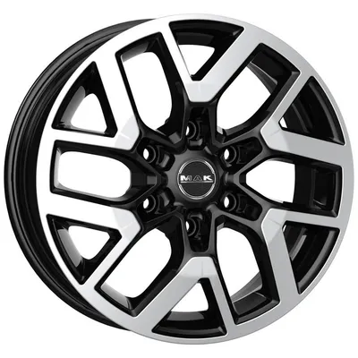 Felgi MAK gravel 6x120 7.5x19 et52 black mirror