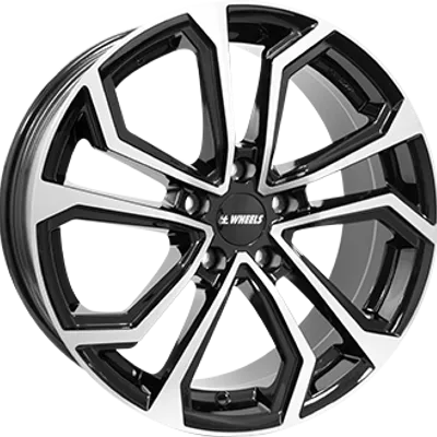 Felgi it wheels ella 5x114.3 8x19 et40 gloss black polished