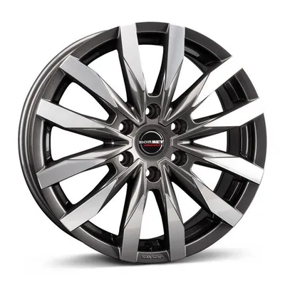 Felgi BORBET cw6 6x130 7.5x18 et47 mistral anthracite glossy polished