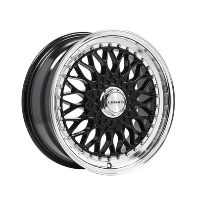 Felgi LENSO bsx 4x108 7.5x17 et20 black mirror dish