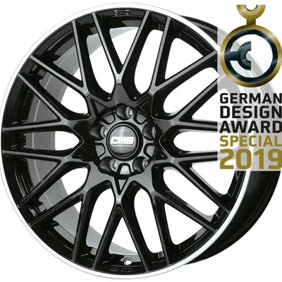 Felgi CMS c25 5x112 7.5x18 et47 diamond rim black