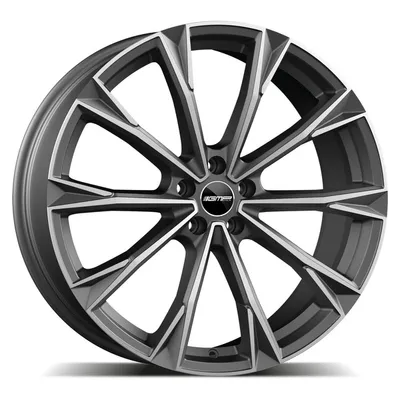 Felgi GMP ITALIA totale 5x114.3 9.5x22 et40 matt anthracite diamond