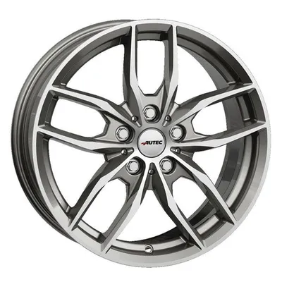Felgi AUTEC bavaris 5x112 6.5x16 et22 titanium silver polished