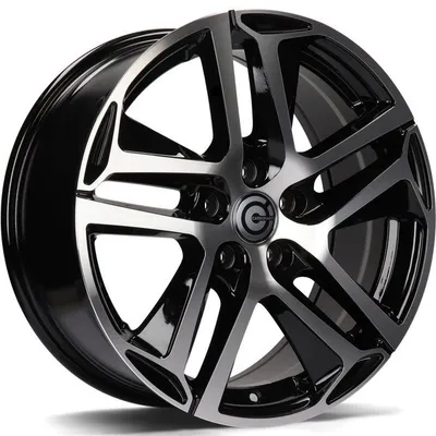 Felgi CARBONADO nice 5x108 7.5x17 et45 black front polished