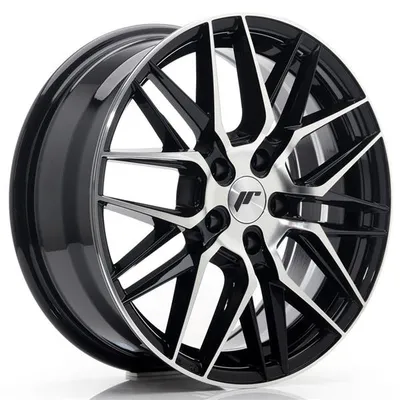 Felgi JAPAN RACING jr28 17x7 et35 5x100 gloss black machined face