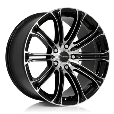 Felgi avus ac-mb1 5x120 8.5x19 et30 black polished