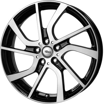 Felgi BROCK eb1 5x112 5x19 et43 glossy black polished