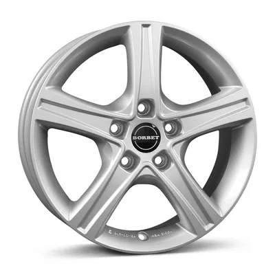 Felgi BORBET cwd 5x114.3 7x17 et45 crystal silver