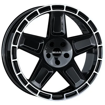 Felgi MAK trek 5x114.3 9x20 et40 gloss black mirror ring