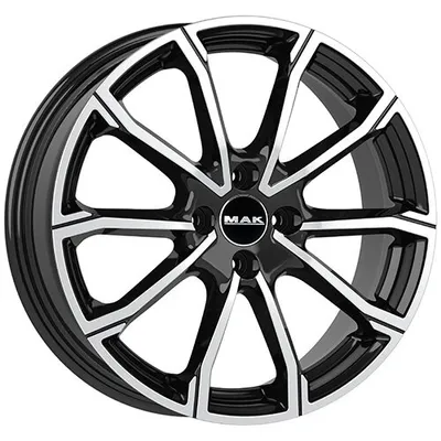 Felgi MAK davinci4 4x108 7x18 et47.5 black mirror