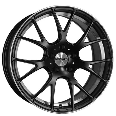 Felgi monaco mirabeau 5x112 8.5x19 et45 matt black polished