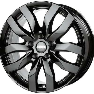 Felgi CMS c22 5x114.3 7.5x18 et49 black gloss