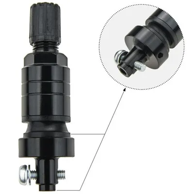 Zawór pod czujnik ciśnienia tpms uni sensor 2 cub tpms-17 black