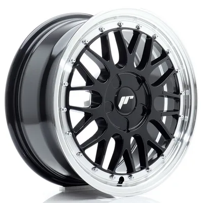 Felgi JAPAN RACING jr23 16x7 et20-45 5h blank gloss black w/machined lip