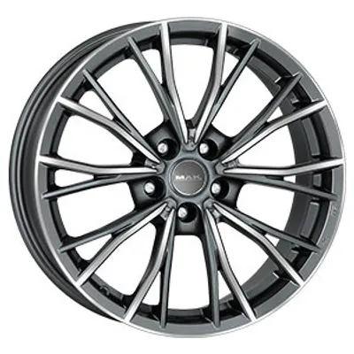 Felgi MAK mark 5x112 8x18 et20 gun met-mirror face