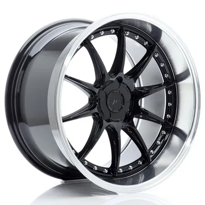 Felgi JAPAN RACING jr41 19x11 et12-25 5h blank glossy black w/machined lip